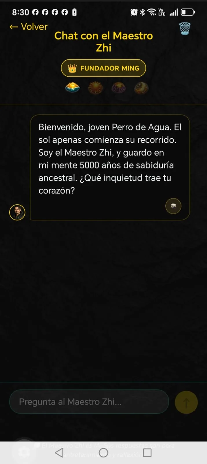 Conversación con el Maestro Zhi en MING