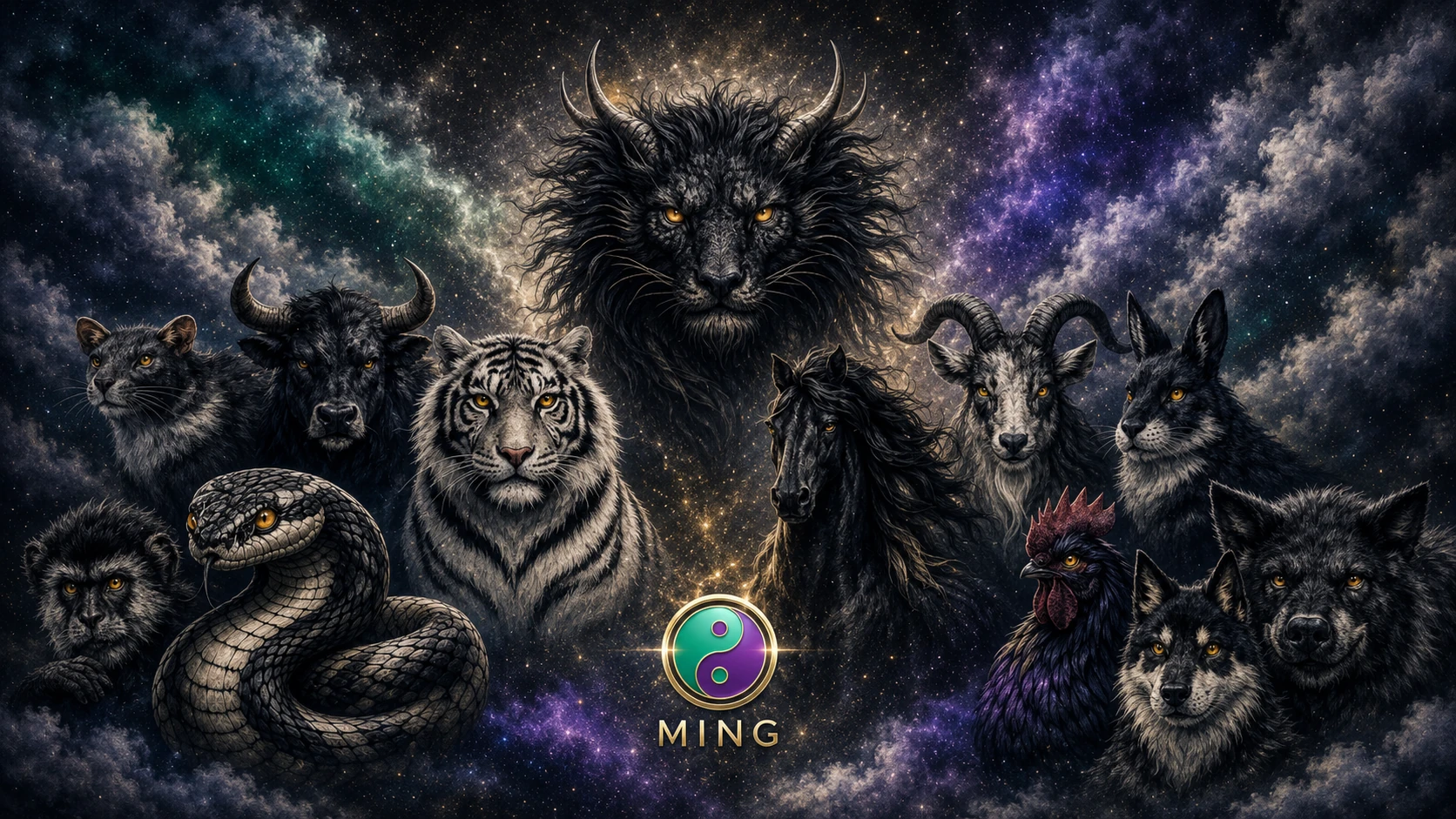 Los 12 animales del zodiaco chino